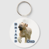 Briard Dad 4 - Sleutelhanger (Voorkant)