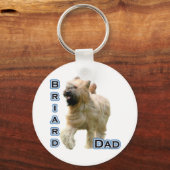 Briard Dad 4 - Sleutelhanger (Voorkant)
