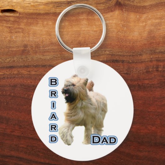 Briard Dad 4 - Sleutelhanger (Voorkant)