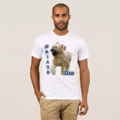 Briard Dad 4 T-shirt (Voorkant volledig)