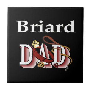 Briard Dad Tegeltje