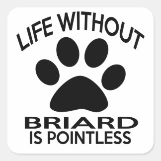 BRIARD DESIGN VIERKANTE STICKER