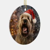 Briard Dog Christmas Keepsake Ornament (Rechts)
