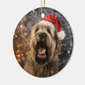 Briard Dog Christmas Keepsake Ornament (Links)