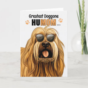 Briard Dog Greatest HuMOM Moederdag Feestdagen Kaart