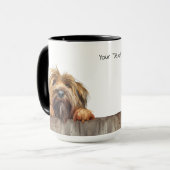 Briard Dog Mok (Voorkant links)