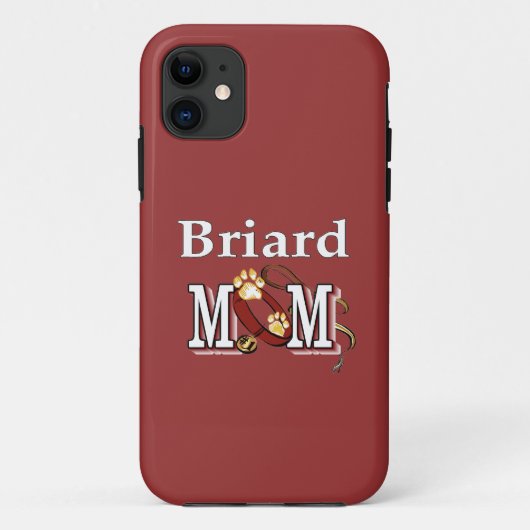 Briard Dog MOM Case-Mate iPhone Case (Achterkant)