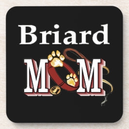 Briard Dog MOM Drankjes Onderzetter