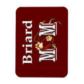 Briard Dog MOM Magneet (Verticaal)