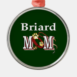 Briard Dog MOM Metalen Ornament