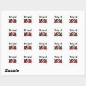 Briard Dog MOM Ronde Sticker (Vel)