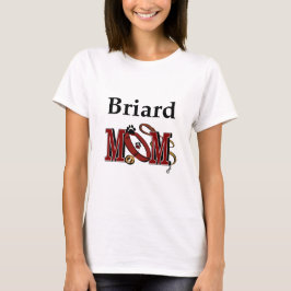 Briard Dog MOM T-shirt