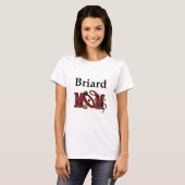 Briard Dog MOM T-shirt (Voorkant volledig)