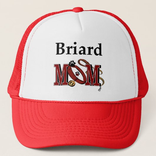 Briard Dog MOM Trucker Pet (Voorkant)
