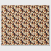  Briard Dog Naadloos Cadeaupapier (Vlak)