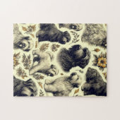 Briard Dog Naadloos Legpuzzel (Horizontaal)