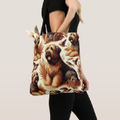  Briard Dog Naadloos Tote Bag (Dichtbij)