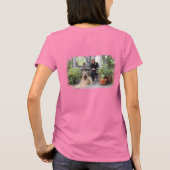 Briard Dog onder Gazebo T-shirt (Achterkant)