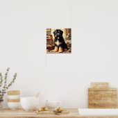  Briard Dog Painting Poster (Keuken)