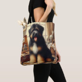 Briard Dog Painting Tote Bag (Dichtbij)