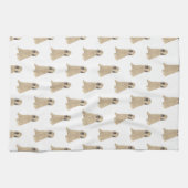 Briard Dog Pattern Theedoek (Horizontaal)