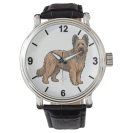 Briard Dog Wrist Watch Stylish Pet Design Horloge