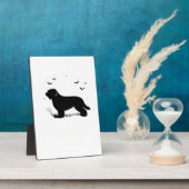 Briard-hond � Halloween-maansilhouet Oversized T-s Fotoplaat (Zijkant)