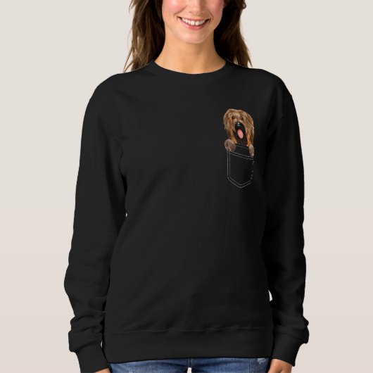 Briard-hond in zakformaat hond trui (Voorkant)