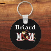 Briard hond MOEDER Sleutelhanger (Voorkant)