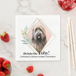 Briard Huwelijk Ik Doe Ook Servetten Met Honden Fo