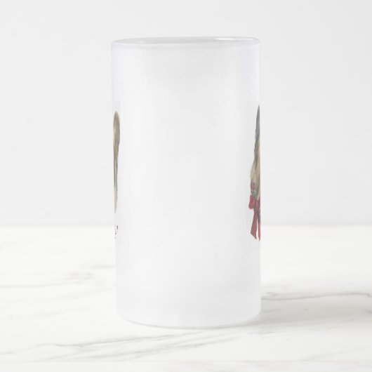 Briard kerstcadeaus matglas bierpul (Center)