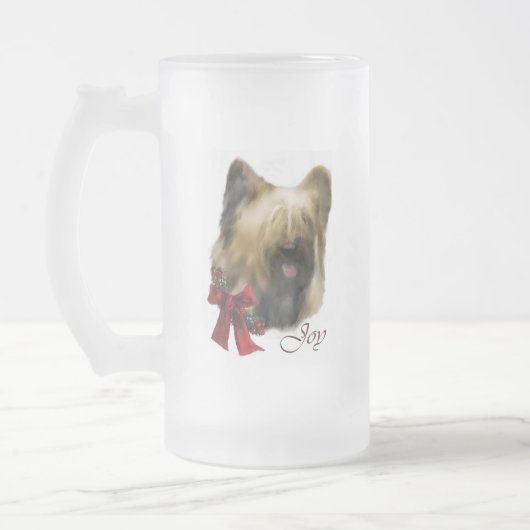 Briard kerstcadeaus matglas bierpul (Links)