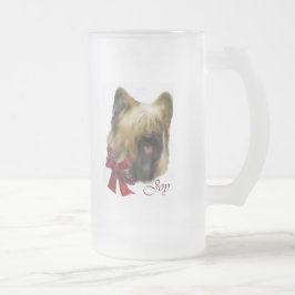 Briard kerstcadeaus matglas bierpul