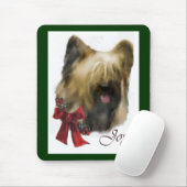 Briard kerstcadeaus muismat (Met muis)