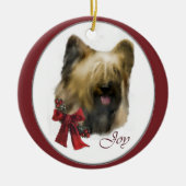 Briard kerstcadeaus Ornament (Voorkant)