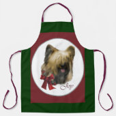 Briard kerstcadeaus schort (Voorkant)