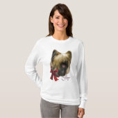 Briard kerstcadeaus t-shirt (Voorkant volledig)