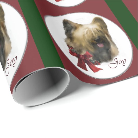 Briard Kerstmis Cadeaupapier (Rol Hoek)