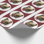 Briard Kerstmis Cadeaupapier (Hoek)