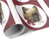 Briard Kerstmis Cadeaupapier (Rol Hoek)