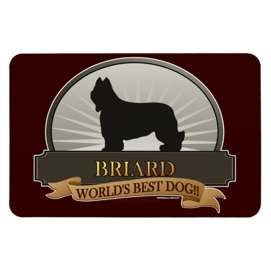 Briard Magneet (Horizontaal)