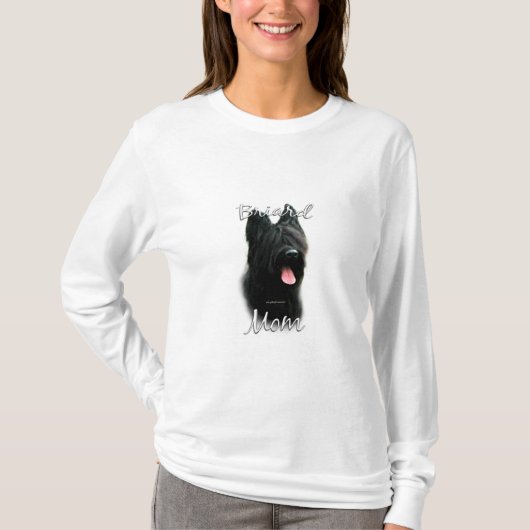 Briard Mom 2 T-shirt (Voorkant)