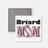 Briard MOM Magneet (Voorkant / Achterkant)