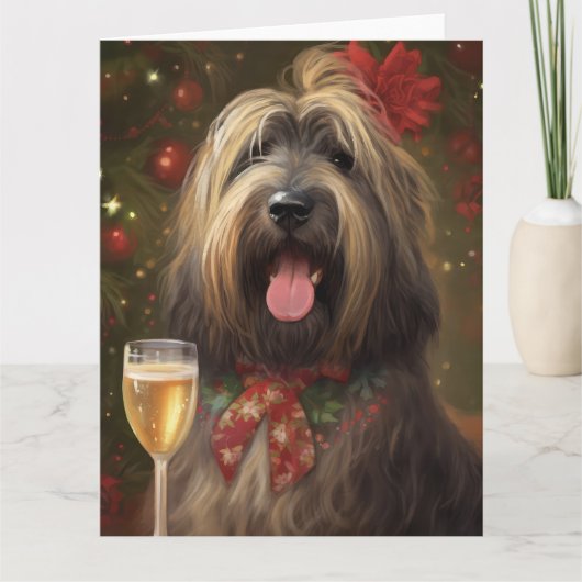 Briard Nieuwjaar Kaart (Voorkant)