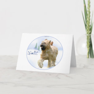 Briard Noel Feestdagen Kaart