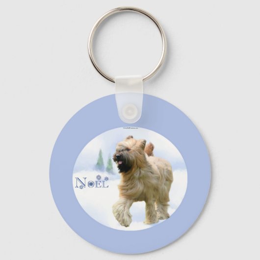 Briard Noel Sleutelhanger (Achterkant)