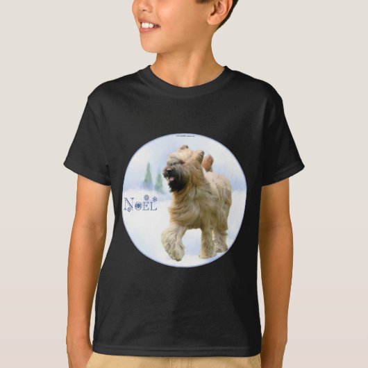 Briard Noel T-shirt (Voorkant)