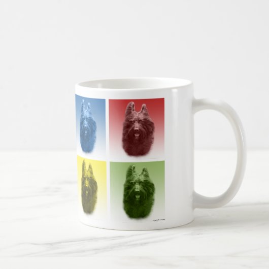 Briard Pop Art Koffiemok (Rechts)