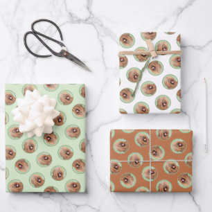 Briard Schilderen Tawny Black Overlay Schattigee D Inpakpapier Vel