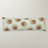 Briard Schilderen Tawny Black Overlay Schattigee D Lichaamskussen (Achterkant)